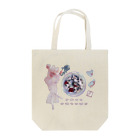 烏帽子 眇眼のおりぼんちゃんと灰皿とチョコ Tote Bag