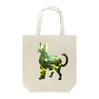 猫との風景の深い森と猫001 Tote Bag