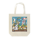 にゃんたまチャンネルのワイワイおもちくんとチニくんのドット絵 Tote Bag