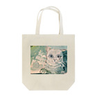 青い猫の夏の日 Tote Bag