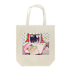 shiwon art worksのうさぎのパジャマを着て Tote Bag