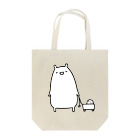 うさやのお散歩をするかわいいねこ Tote Bag