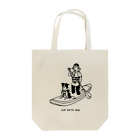 QROOVYのSUP WITH DOG　ボーダーコリー Tote Bag