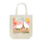 tyu-ripuのparis spring Tote Bag