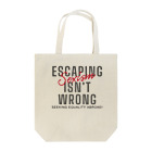 chataro123のEscaping Sexism Isn't Wrong: Seeking Equality Abroad! Tote Bag