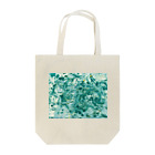 guruguのEbru Green Tote Bag