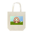 Vasetti_pressの草の中に座っているハリネズミ Tote Bag