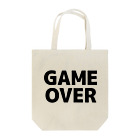 TOKYO LOGOSHOP 東京ロゴショップのGAMEOVER-ゲームオーバー- Tote Bag