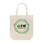 DRIPPEDのJR山手線路線図 Tote Bag