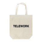 TOKYO LOGOSHOP 東京ロゴショップのTELEWORK-テレワーク- Tote Bag