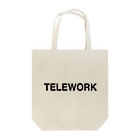 TOKYO LOGOSHOP 東京ロゴショップのTELEWORK-テレワーク- トートバッグ