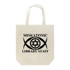 AURA_HYSTERICAのMISKATONIC LIBRARY STAFF トートバッグ