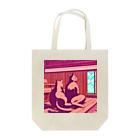 Chop Storeの外を見つめる猫 Tote Bag