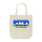 タキムラの【バイク】入道雲と3台のトラッカー Tote Bag