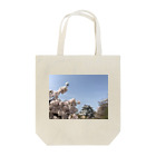 rin200027の彦根城と桜 Tote Bag