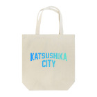 JIMOTO Wear Local Japanの葛飾区 KATSUSHIKA CITY ロゴブルー Tote Bag