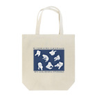 ノグチマリコ　動物のイラストレーターのレジ袋と猫 トートバッグ