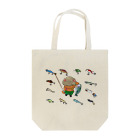 田の字の釣り猫日和　（茶） Tote Bag