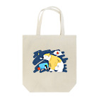 しろくまくんショップのしろくまくん、タコタコ星人の夢を見る Tote Bag