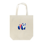 なるしまなるしのパンダカーの絵 Tote Bag