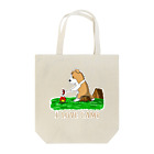 Kazunari0420のI Love Camp （ボーダーコリー　レッド） Tote Bag