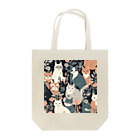 にょらやま堂のmodern cat's Tote Bag