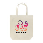 bravoadのタコ & 猫 Tote Bag