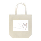 めんふぃすのはちわれ　しろ　うさぎ Tote Bag