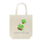 Always love carsののりもの 消防車とクローバー Tote Bag