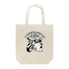 コーヒーロールのA FRUSTRATED CAT-01/バイクに乗りたかった猫 Tote Bag