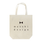 musubi on-line shopのmusubi design　Black トートバッグ