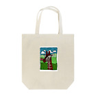 キリンのいる風景のキリンの肖像 Tote Bag