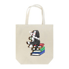 もふもふとあるこうのビアディ　読書の秋シリーズ Tote Bag