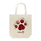 WebArtsの肉球をモチーフにしたオリジナルブランド「nikuQ」（猫タイプ）です Tote Bag