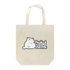 TMJ worksのぐうたら白猫。stuffed. トートバッグ