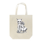 AtelierYAM2の猫と少女 Tote Bag