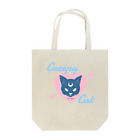 IENITY　/　MOON SIDEの【MOON SIDE】 Creepy Cat #Pink*Blue トートバッグ