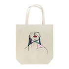 ツガイ☆ツツのヘビーヘヴン2　 HEAVY HEAVEN　パープル　針金アート風イラスト　ワイヤーパンク Tote Bag