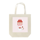 kijishiroのイチゴパフェとネコ Tote Bag