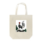 ミノタマゴの若沖っぽい鶏 Tote Bag