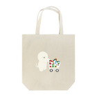 3本しっぽのビションフリーゼのSANBON MARKET(お買い物カート) Tote Bag