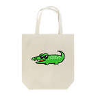 ぴよたそ商店のうるうる目のワニくん Tote Bag