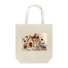 Kanabe studioのお菓子の国のブレイクタイム Tote Bag