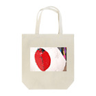 赤いにゃん太くん。の赤い丸。 Tote Bag