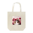 Y m @Y's shopの猫とダリア Tote Bag