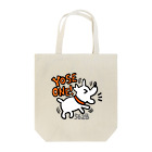 ゴルフバカイラストレーター野村タケオのNOM SHOPのYOSE ONE犬 Tote Bag