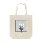 rilybiiのgrayish color × white × charcoal ×  tulip bouquet トートバッグ