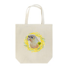 mariechan_koboの039 ウロコインコパイナップル ミモザのリース Tote Bag