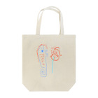 ヨコガオがモットーのuuuwuwyz 花 Tote Bag