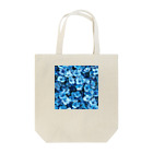 オンラインショップイエローリーフの水色小さな花 Tote Bag